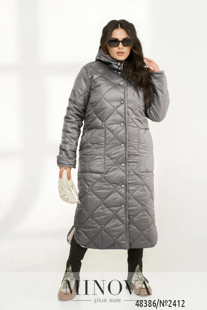 Куртка 2412-серый Minova