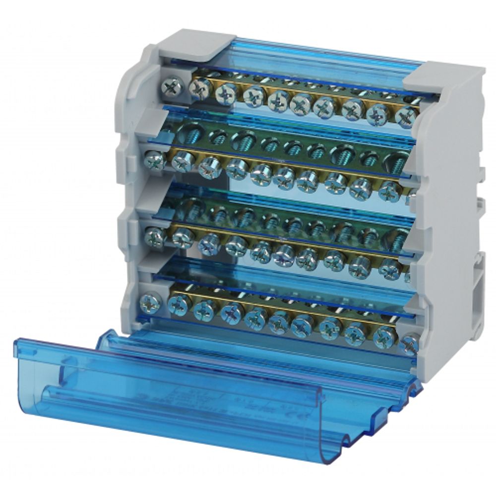 Шины на DIN-рейку ЭРА NO-224-16 в корпусе кросс-модуль ШНК 4х11 3L+PEN