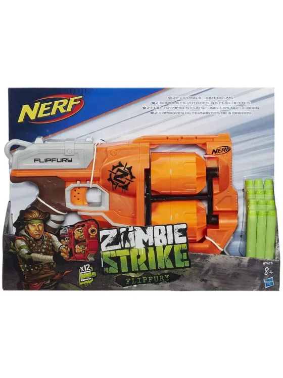 Бластер Нерф Зомби Страйк Zombie Strike Переворот A9603