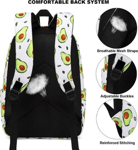 Çanta \ Bag \ Рюкзак Avocado white