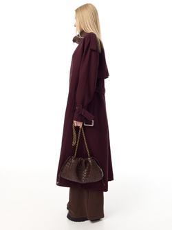 Тренч deep burgundy