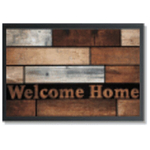 Коврик придверный влаговпитывающий с рисунком 45х75 подложка-резина, арт. 8864-01