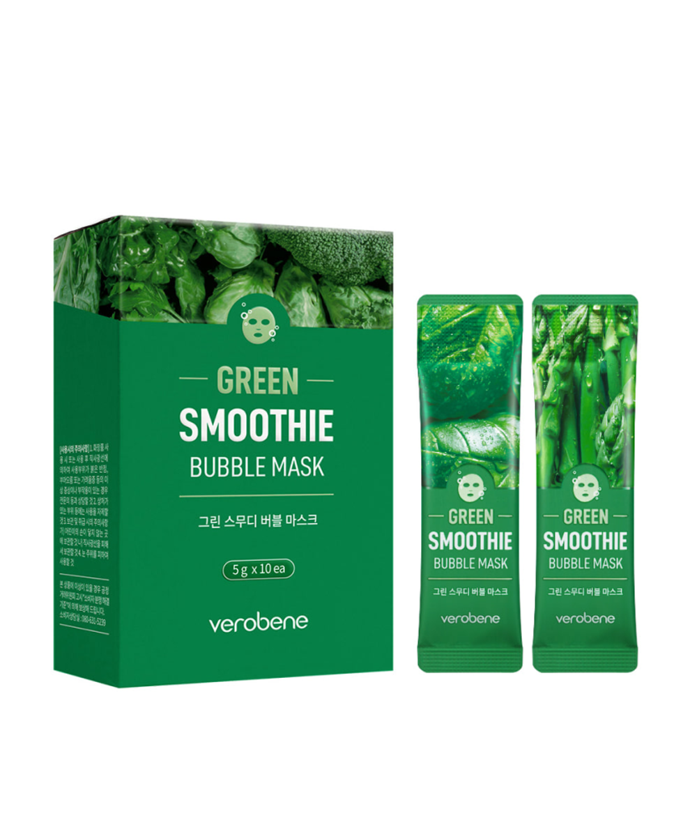 [Verobene] Green Smoothie Bubble Mask - Маска для лица пузырьковая Зеленый Смузи, 5 гр