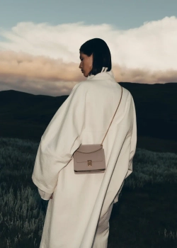 POLENE СУМКА NUMERO SEPT MINI, ТЕМНО-СЕРЫЙ