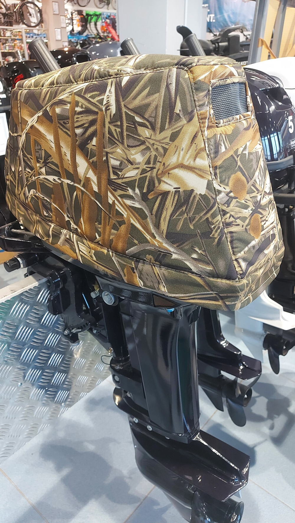 Чехол колпака лодочного мотора Tohatsu M 9,9/15/18 камуфляж