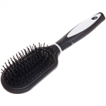 Расческа массажная «Tango Black», трапеция, цвет черный, 23*6см