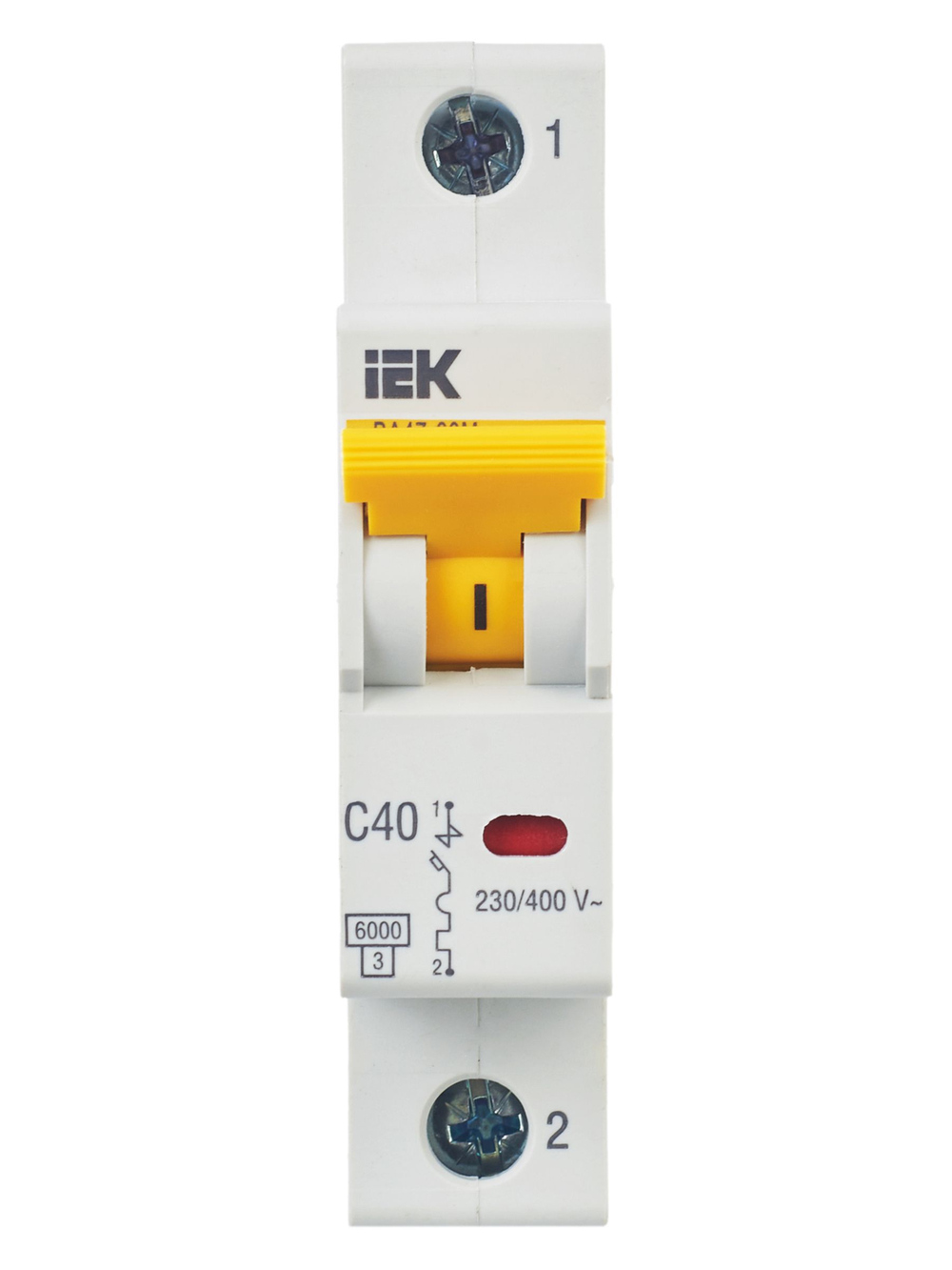 KARAT Автоматический выключатель ВА47-60M 1P C 40А 6кА IEK