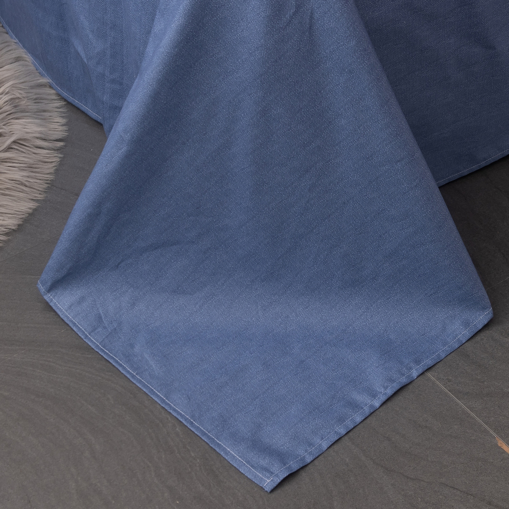 Комплект постельного белья Делюкс Сатин 100% хлопок на резинке LR505