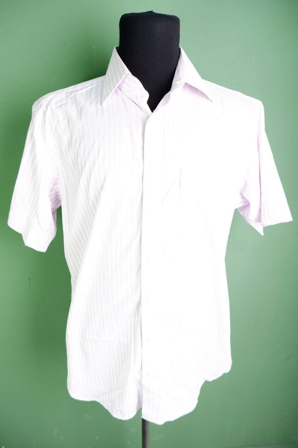 Рубашка Henderson в полоску, маркировка 42, визуально на 52/54 размер