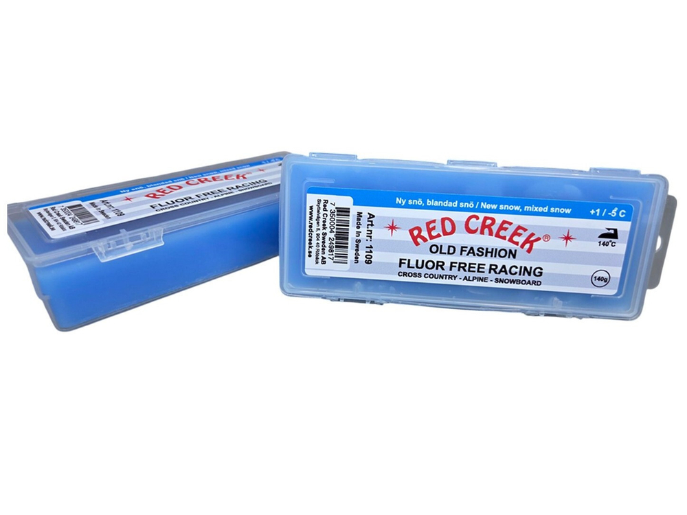 Парафин FFR RED CREEK 1109 FLUOR FREE RACING BLUE New Snow синий +1°/-5°С 140г