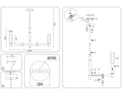 Ambrella Люстра на штанге Modern LH55501