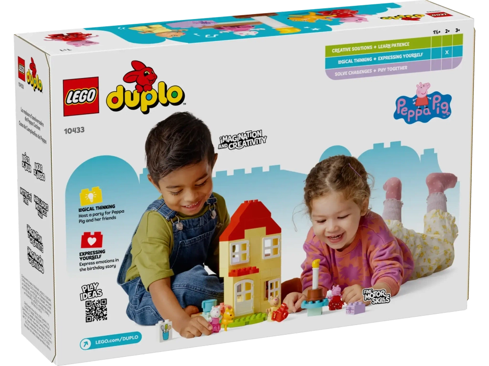 Конструктор LEGO Duplo 10433 Peppa Pig Домик для празднования дня рождения