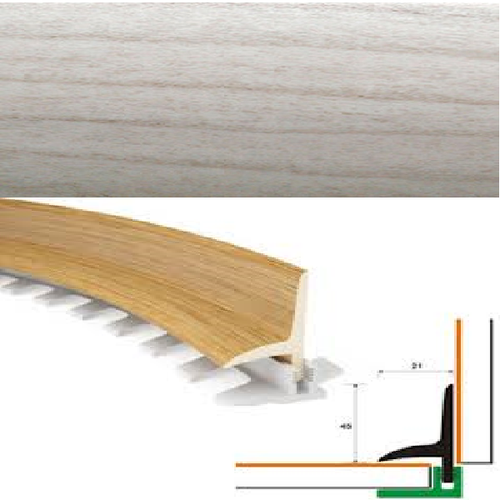 Профиль арочный "Roto flex" №47 Северная береза 1.5м