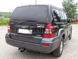 Фаркоп оцинкованный Galia H046A для Hyundai Terracan 2001-2007(паспорт и сертификат в комплекте)(без электрики)