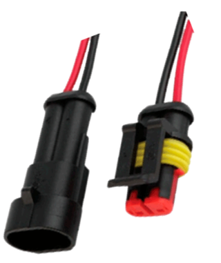 Разъем 2конт папа+мама ГЕРМЕТИЧНЫЙ Маяк МРГ-001-2-1.5 (103035) AVY-0176