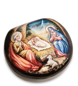 Народные промыслы ШК-55/161 Шкатулка «Рождество Христово» исп. Земина