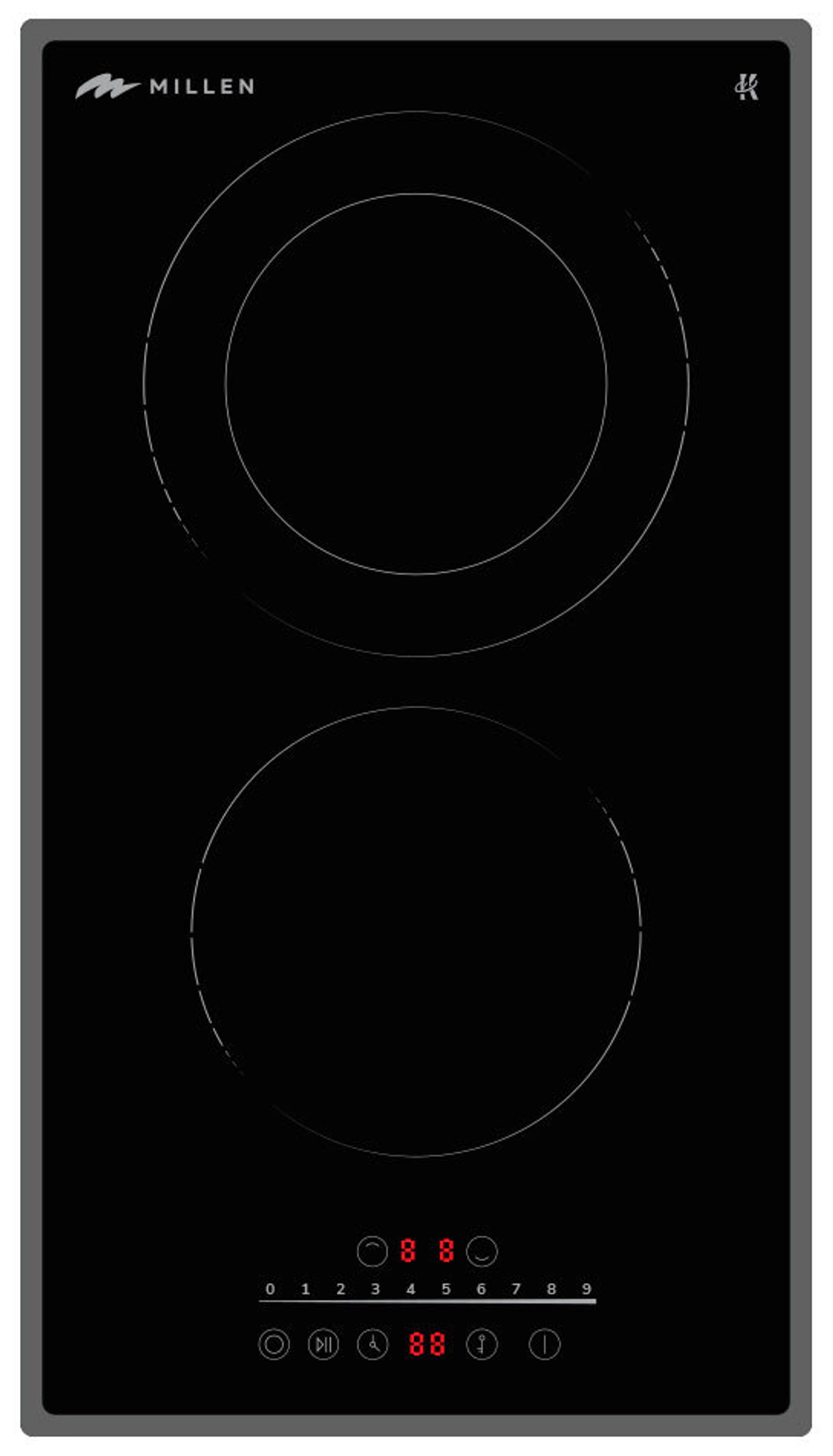 Электрическая варочная панель Millen MEH 302 BL