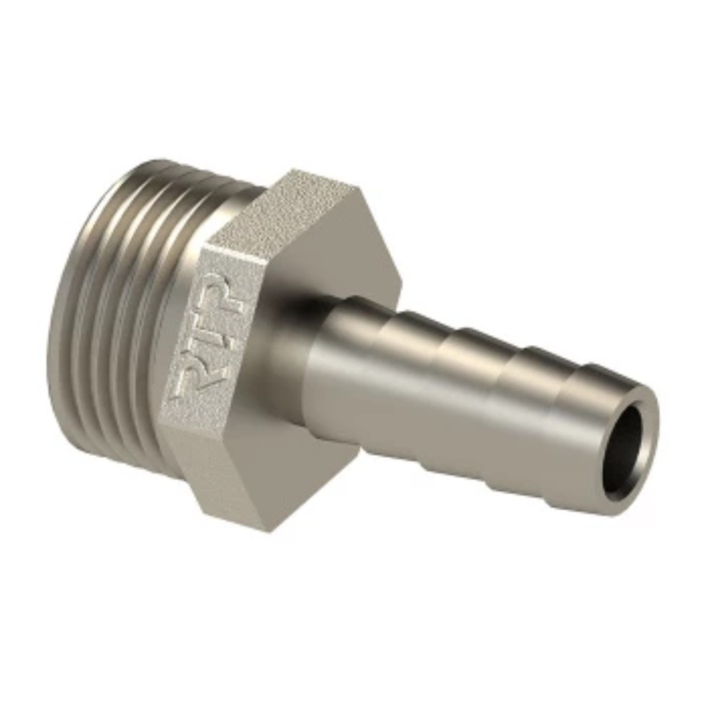 Штуцер (елочка) НР наружная резьба d 3/4" х 20 латунь (25157) уп 10 шт