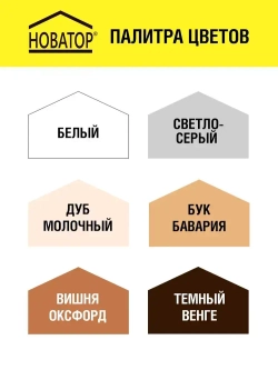 Шпаклевка для мебели Новатор, Белый