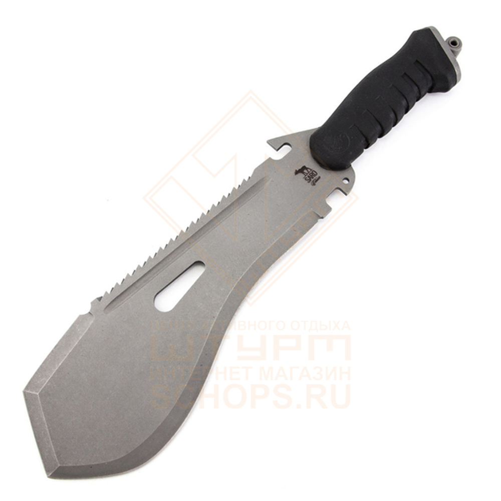 Мачете Саро Сапер 65х13 резина, Black/Tacwash