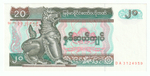 Myanmar, 20 Kyats, 1994, UNC (Pick 72)