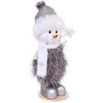 Фигурка «Зимний снеговик» 25 см, Серебро (микс дизайнов)
