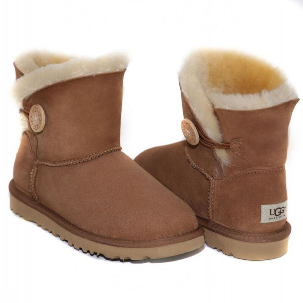 Угги Mini Bailey Button Chestnut