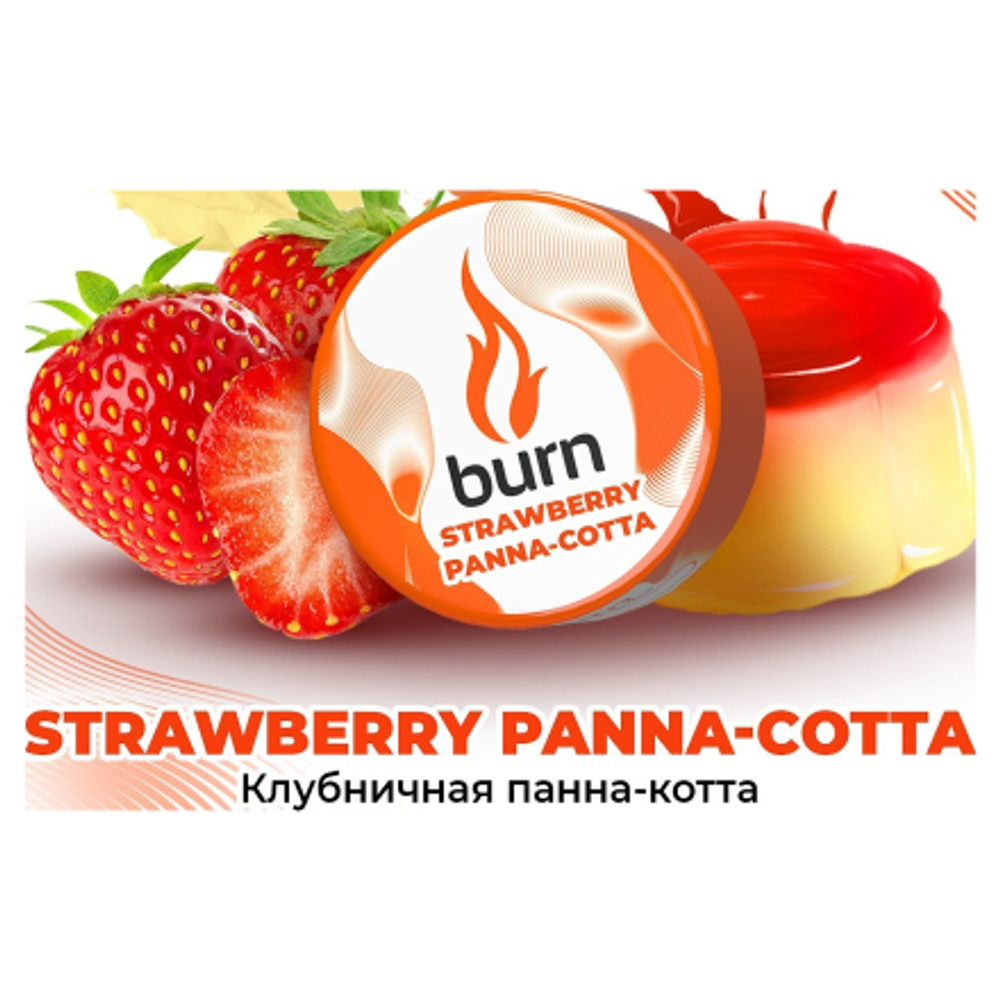 Burn 200гр. Strawberry Panna-Cotta (М)