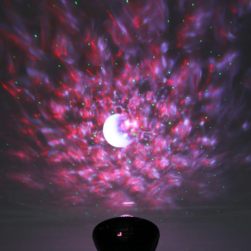 Световой прибор Лазер «Сфера» 17*12 см, Bluetooth, USB, пульт д/у , питание от USB (Type-C)