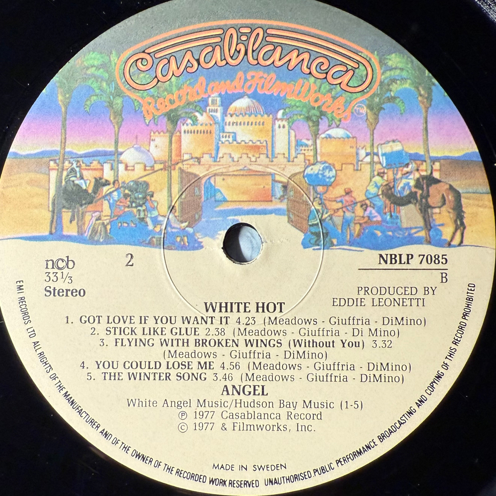 Angel – White Hot (Швеция 1977г.)