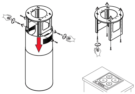 Вытяжка MAUNFELD Lee Isla 39 черный