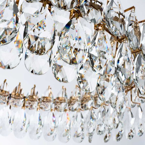 Подвесная светодиодная люстра Modelux Premium ML.6901.800P GD