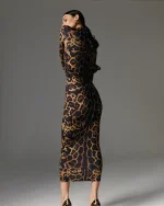 Платье Passion maxi, Коричневый