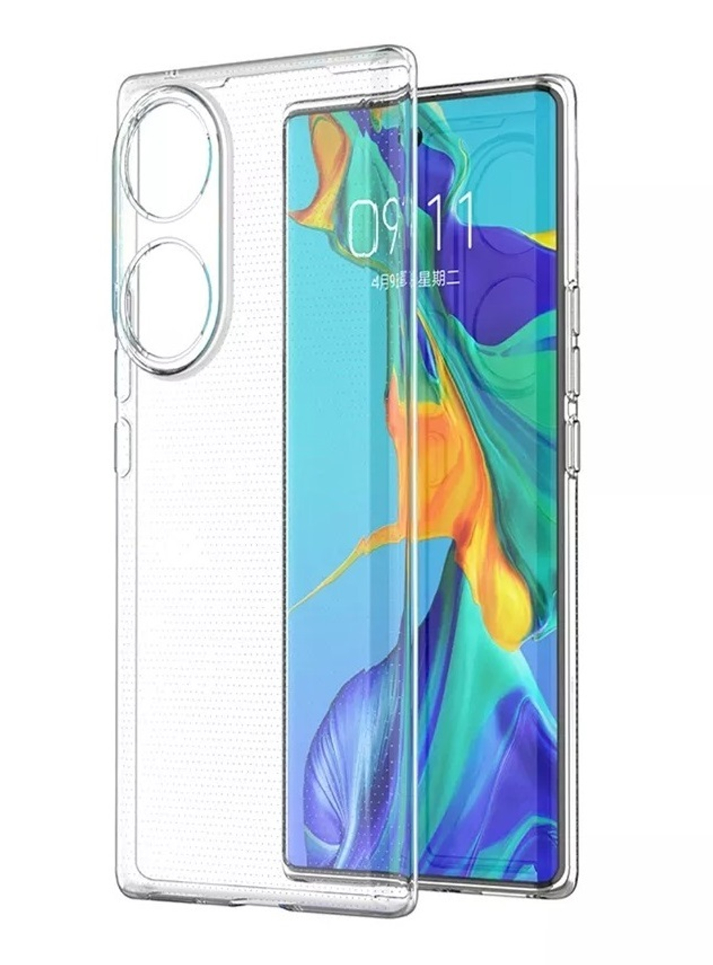 Тонкий силиконовый чехол для Huawei Honor 70 5G, серия Ultra Clear от Caseport