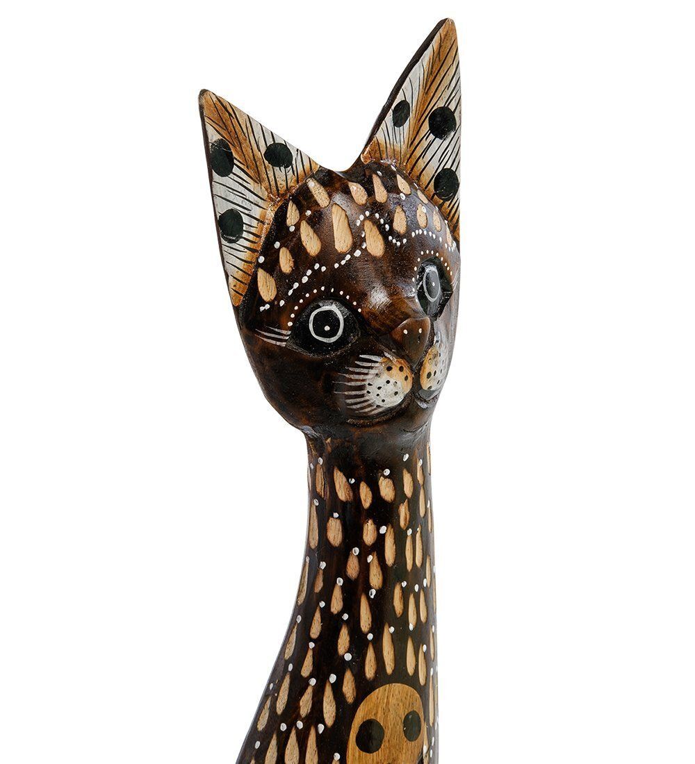 99-304 Статуэтка «Кошка» 60 см (албезия, о.Бали)