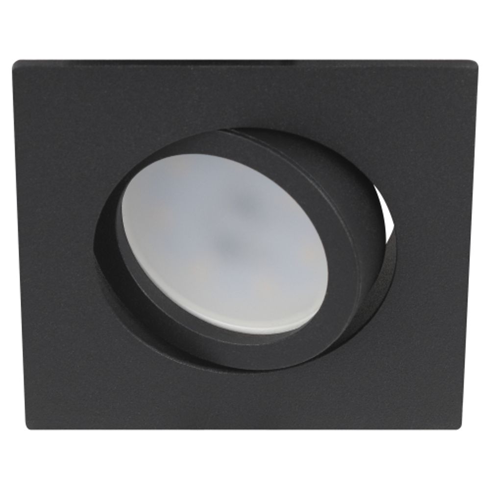Светильник встраиваемый алюминиевый ЭРА KL87 BK под лампу MR16 GU5.3 черный