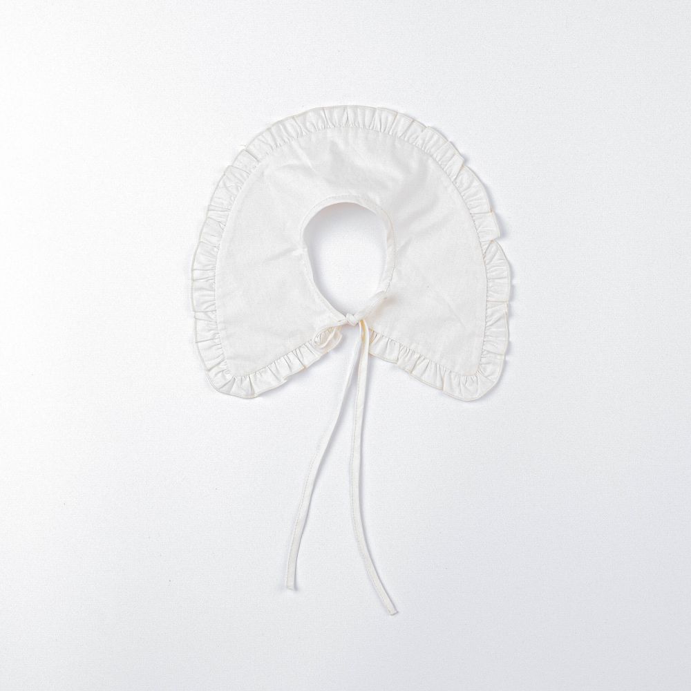 Воротник с рюшами "Молоко"