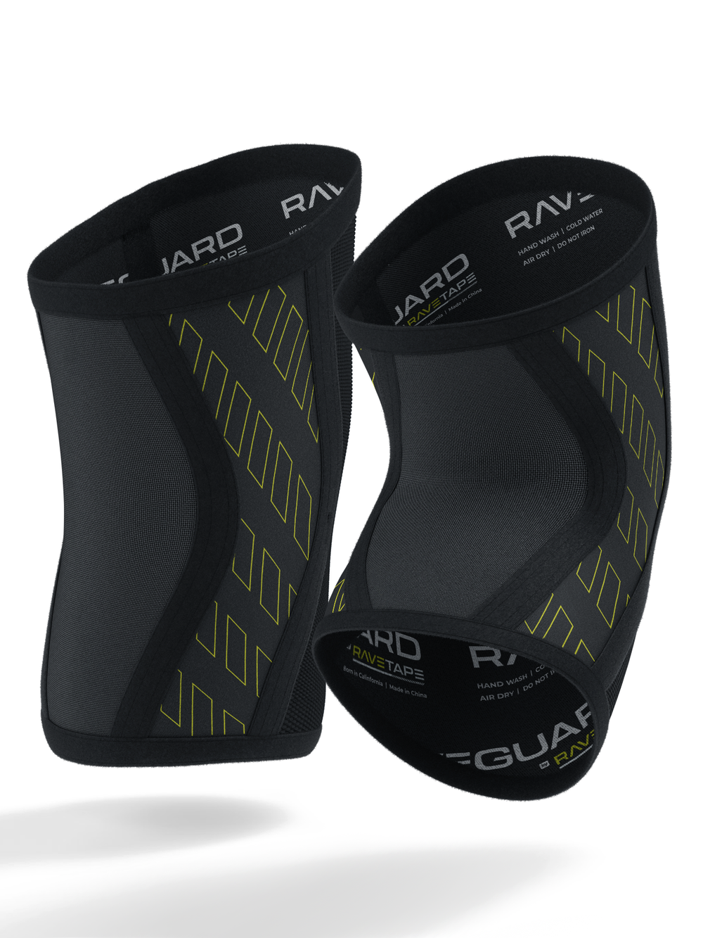 RaveTape Наколенники RAVEGUARD, 7мм, Black