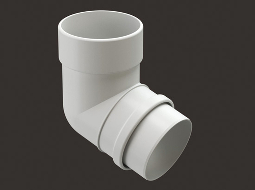 Колено 72° Docke LUX ПВХ   Пломбир