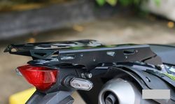 Rear Rack ALUMINIUM for Honda CRF250L-M-Rally (2012-2020). Black