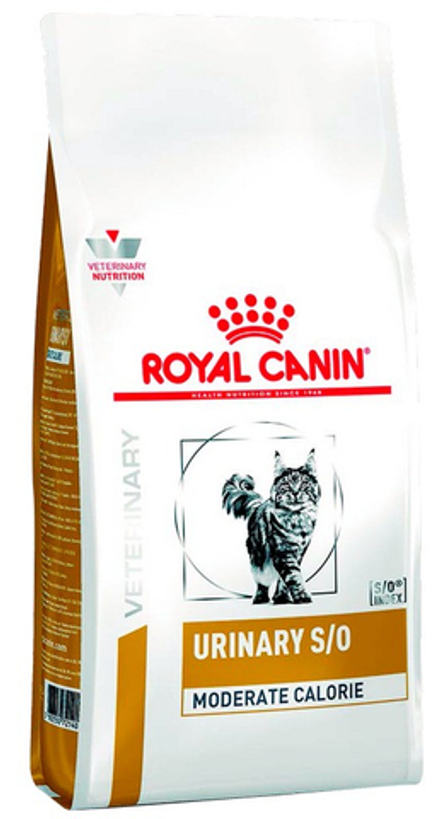 Сухой корм ROYAL CANIN Urinary Moderate Calorie Feline для кошек при заболевании мочевыделительной системы - 0,4 кг