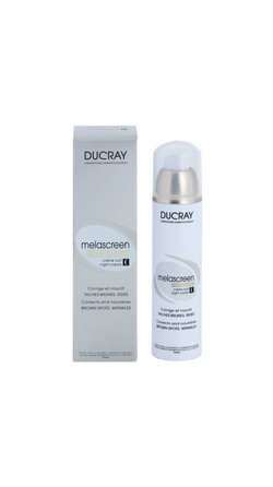 Ducray Melascreen - ночной питательный крем от пигментных пятен и морщин /   50  ml  / GTIN 3282770055108