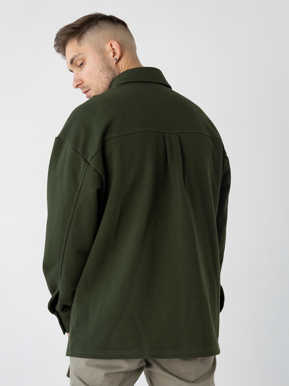 Рубашка трикотажная хаки Город Горький