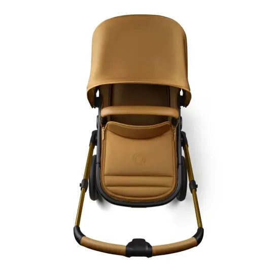 Коляска 2 в 1 Bugaboo Fox 5 Complete Noir Limited Edition (Amber Glow)