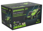 Газонокосилка аккумуляторная GREENWORKS 2520607 24V, 33 см, бесщеточная, без АКБ и ЗУ