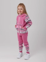 Кофта вязаная на молнии с капюшоном