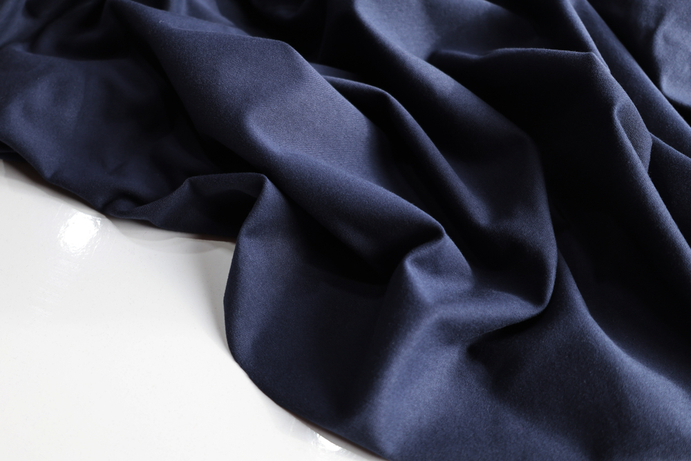 ТЕМНО-СИНИЙ - Кулирка с лайкрой ПЛОТНАЯ 220гр, пенье (КРВ599 Елена) УЦЕНКА!