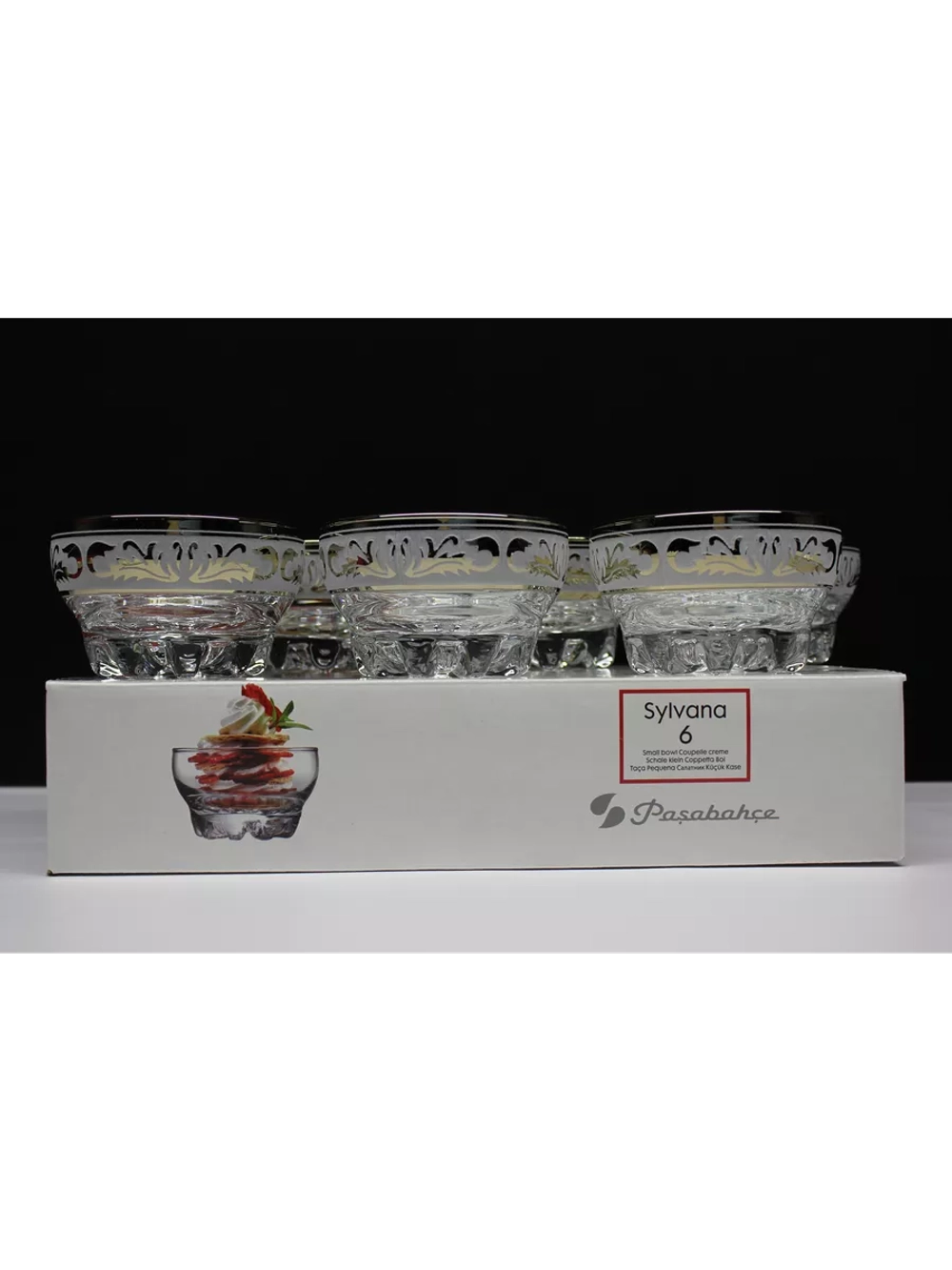 Салатник стеклянный 6 штук