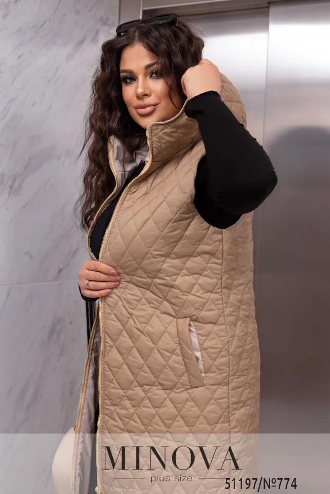 Жилет 774-бежевый Minova