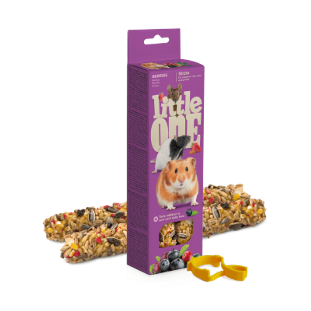 Little One Палочки д/хомяков, крыс, мышей и песчанок с ягодами